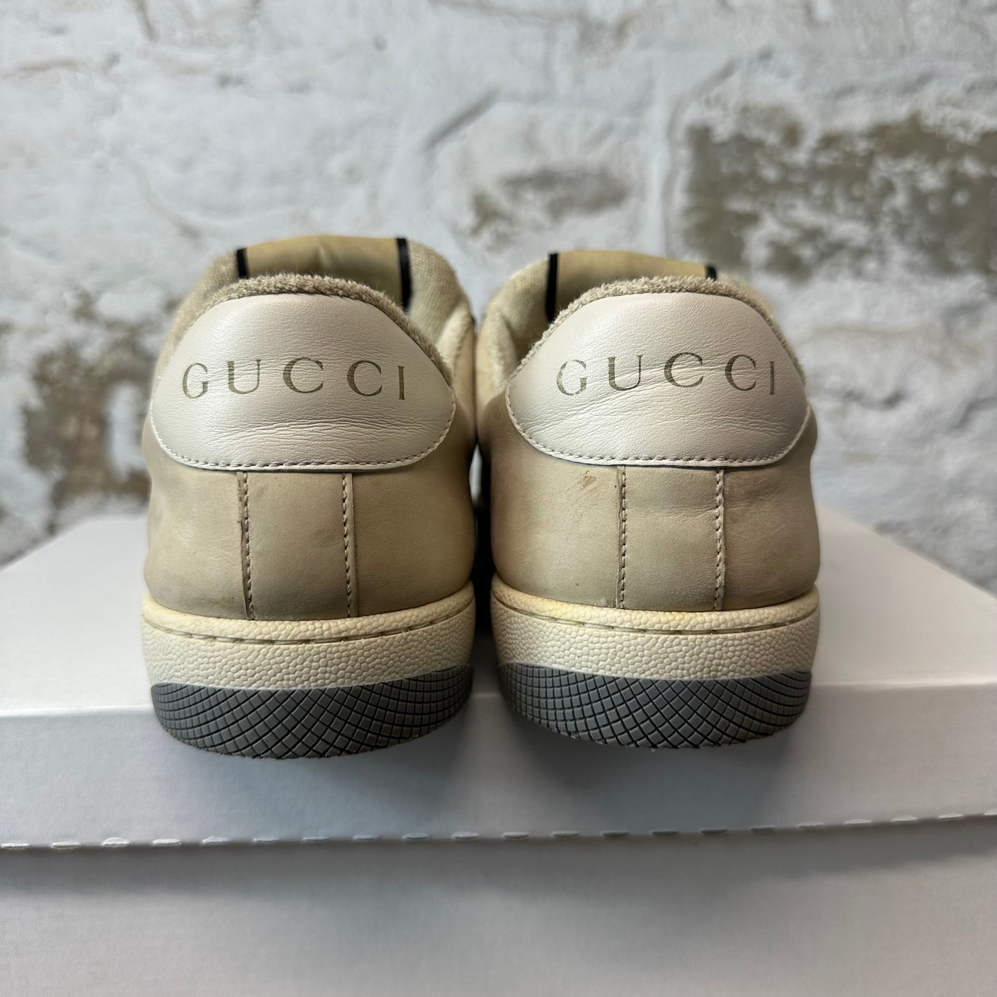 Gucci Screener Beige Sneaker Sz 8.5
