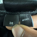 Amiri MX1 Blue Suede Black Denim Jeans Sz 36