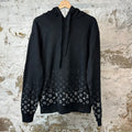 Louis Vuitton White Monogram Gradient Hoodie Black Sz M