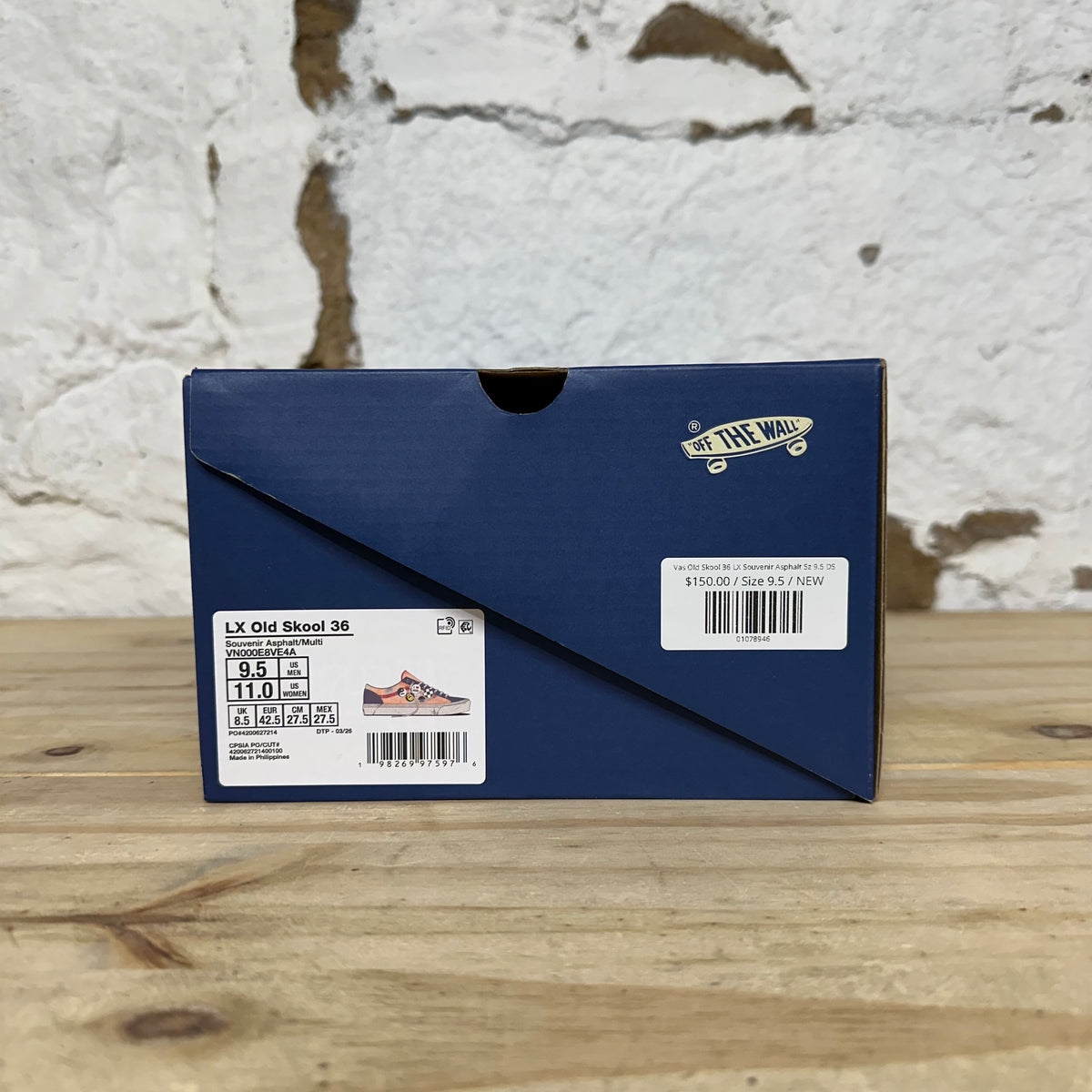 Vans Old Skool 36 LX Souvenir Asphalt Sz 9.5 DS