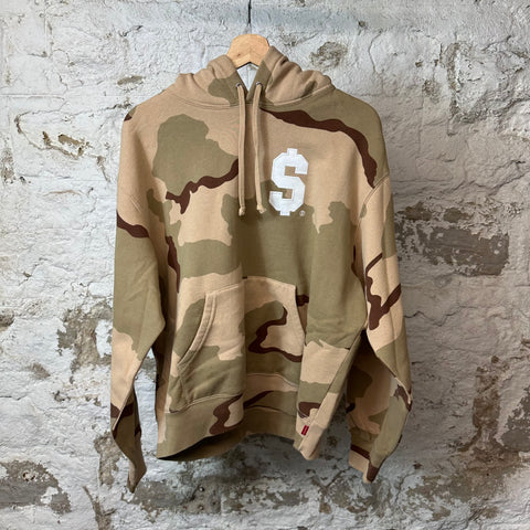 Supreme S Logo Camo Hoodie Sz S