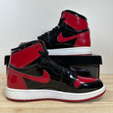 Air Jordan 1 Patent Bred Sz 7Y