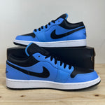 Air Jordan 1 Low University Blue Black Sz 12 DS