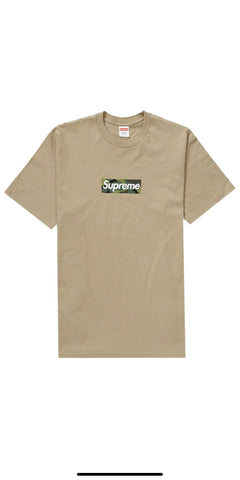 Supreme Camo Box Logo T-shirt Khaki Sz L DS