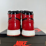 Air Jordan 1 Patent Bred Sz 7Y