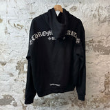 Chrome Hearts T Logo USA Hoodie Black Sz S