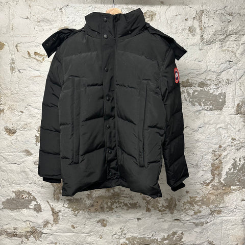 Canada Goose Wyndham Black Puffer Jacket Sz S DS