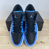 Air Jordan 1 Low University Blue Black Sz 12 DS