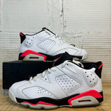 Air Jordan 6 Low Infrared White Sz 10.5