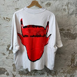 Billionaire Red Demon T-shirt White Sz L