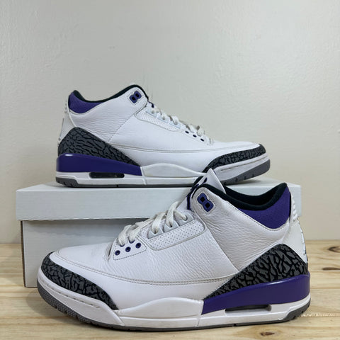 Air Jordan 3 Dark Iris Sz 10