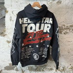 Hellstar Tour Red Gray Hoodie Sz M