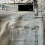 Amiri Plain Washed Blue Denim Jeans Sz 36