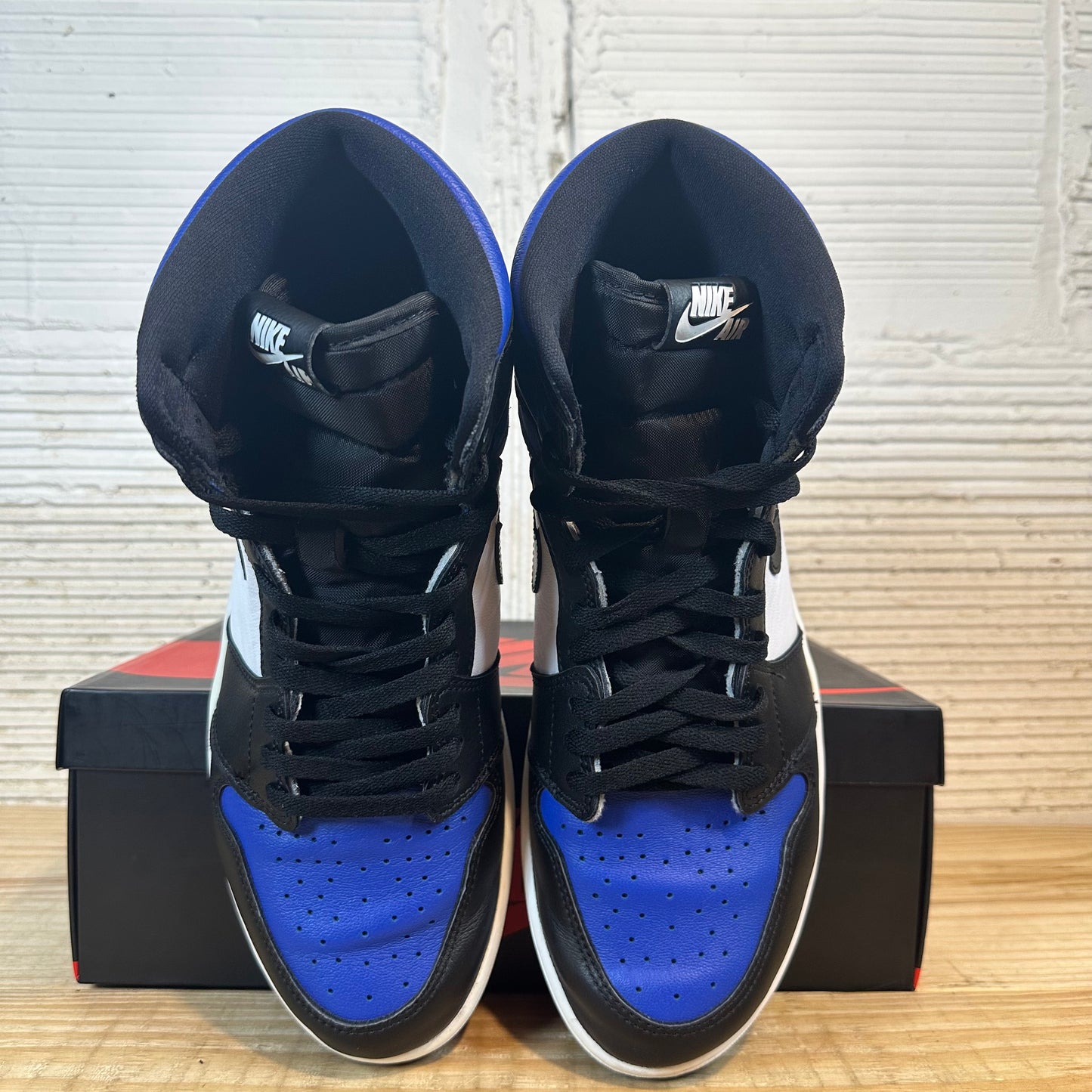 Air Jordan 1 High Royal Toe Sz 12