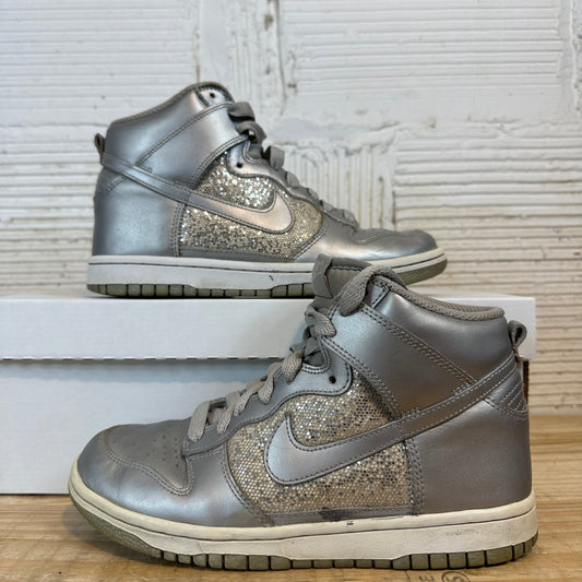 Nike Dunk High Snakeskin Sparkle Sz 6.5