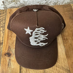 Hellstar Rhinestone Logo Brown Hat