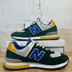 New Balance 574 Green Blue Sz 13