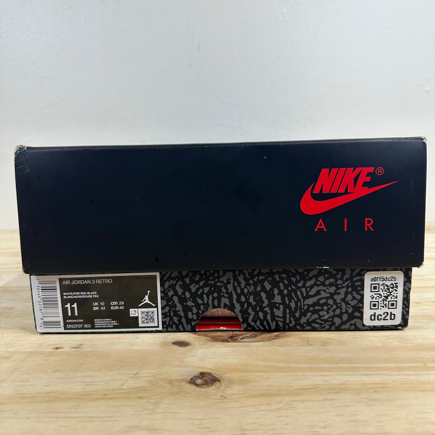 Air Jordan 3 Retro Fire Red (2022) Sz 11