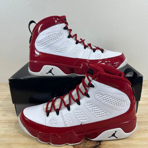 Air Jordan 9 Retro White Gym Red Sz 13