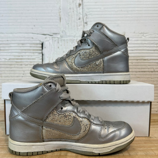 Nike Dunk High Snakeskin Sparkle Sz 6.5