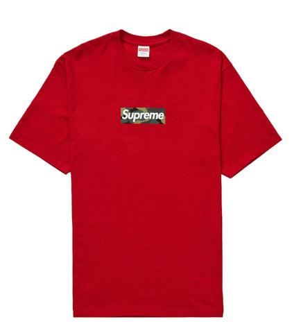 Supreme Camo Box Logo T-shirt Red Sz XL DS