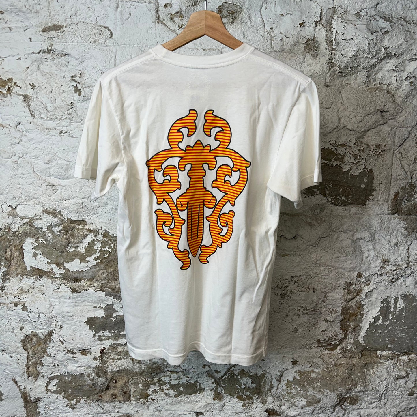 Chrome Hearts Orange Dagger T-shirt White Sz S