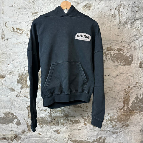 Rhude Racing Service Hoodie Black Sz S