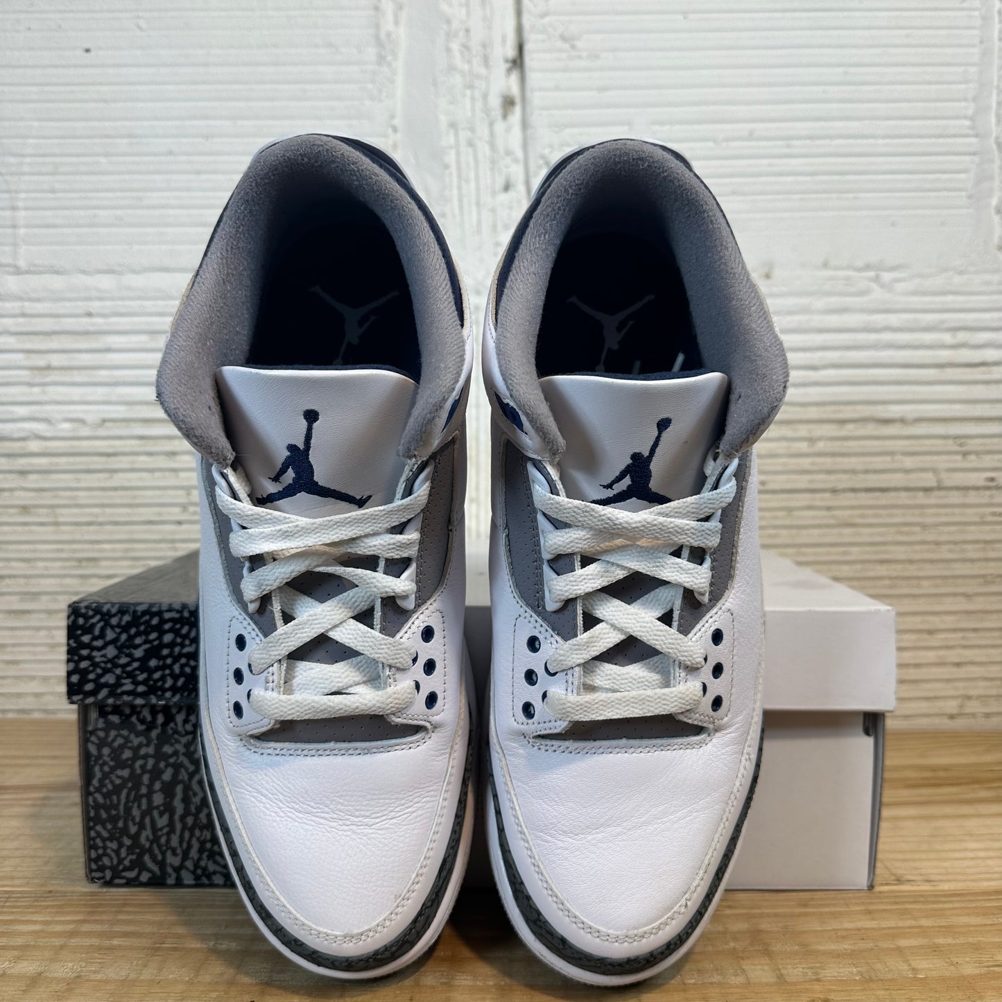 Air Jordan 3 Retro Midnight Navy Sz 9.5