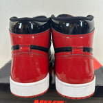 Air Jordan 1 Retro High OG Patent Bred Sz 8.5