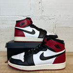 Air Jordan 1 High Black Toe Sz 7Y