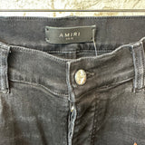 Amiri Chemist Orange Star Black Denim Sz 32