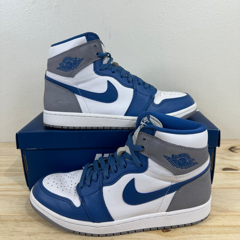 Air Jordan 1 Retro High OG True Blue Sz 9.5