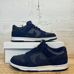 Nike Dunk Low Navy Blue Suede Sz 10.5