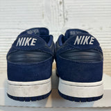 Nike Dunk Low Navy Blue Suede Sz 10.5