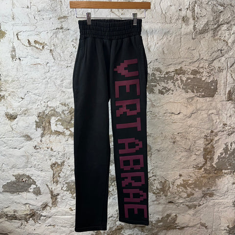 Vertabrae Burgundy Spell Black Sweatpants Sz S