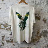 Amiri Green Playboy White T-shirt Sz XL