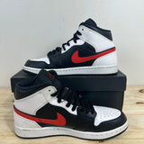 Air Jordan 1 Mid Chile Red White Sz 8