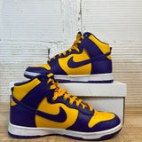 Nike Dunk High Lakers Sz 9.5