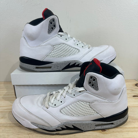 Air Jordan 5 White Cement Sz 15