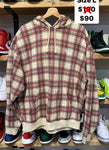 Kith Plaid Pullover Hoodie Sz L