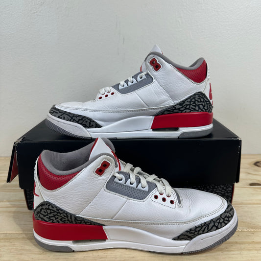 Air Jordan 3 Retro Fire Red (2022) Sz 8