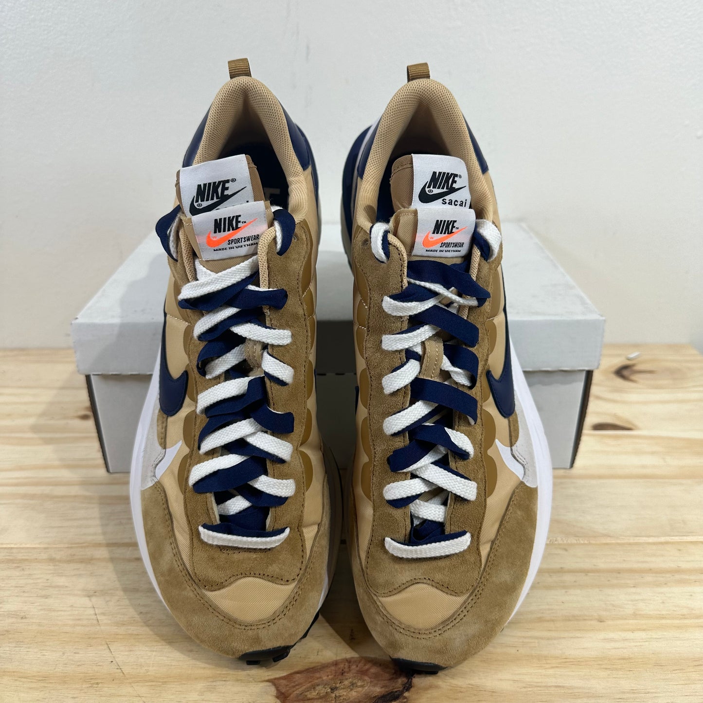 Nike Sacai Vaporwaffle Sesame Sz 11.5 DS