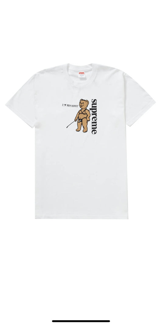 Supreme Not Sorry T-shirt White Sz XL DS