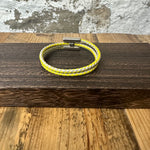 Hermes Tourni Yellow Gray Bracelet