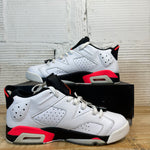 Air Jordan 6 Low Infrared White Sz 10.5