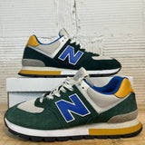 New Balance 574 Green Blue Sz 13