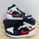 Air Jordan 1 Mid Chile Red White Sz 8
