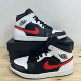 Air Jordan 1 Mid Chile Red White Sz 8