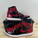 Air Jordan 1 Retro High OG Patent Bred Sz 8.5