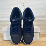 Nike Dunk Low Navy Blue Suede Sz 10.5